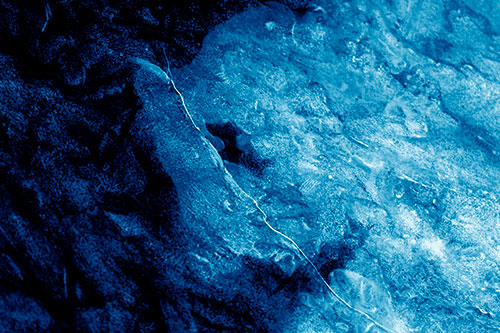 Cracking Demonic Ice Face Pig (Blue Shade Photo)