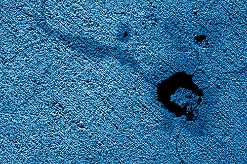Screaming Wet Asphalt Face Cracking Apart (Blue Shade)