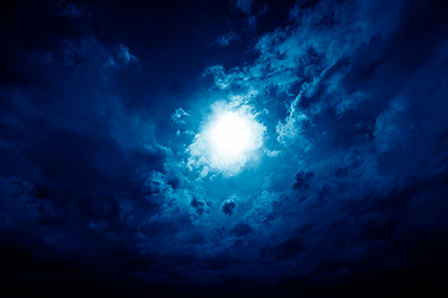 Sun Vortex Cloud Spiral (Blue Shade)