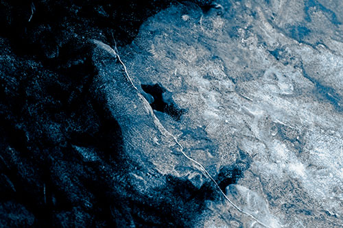 Cracking Demonic Ice Face Pig (Blue Tone)