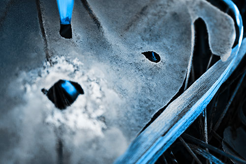 Shocked Peeling Grass Eyed Ice Face (Blue Tone)