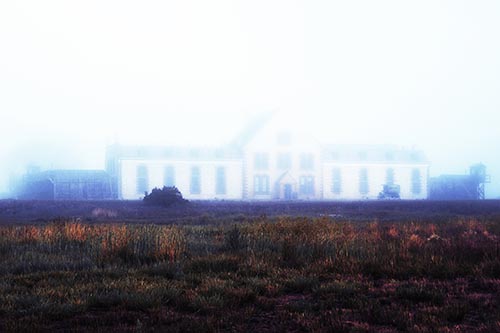 Fog Engulfs Historic State Penitentiary