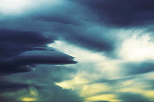 Smooth Cloud Sails Along Swirling Formations