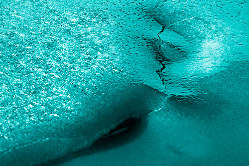 Frozen Cracking Ice Valley (Cyan Shade)
