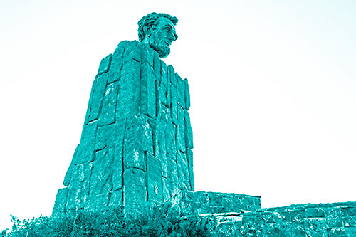 Full Figured Presidential Statue (Cyan Shade Photo)