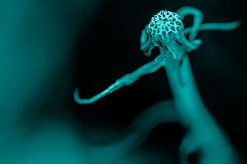 Kung Fu Gumplant Figure Punching Among Wind (Cyan Shade)
