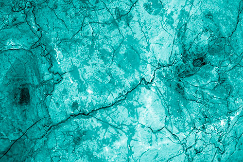 Smirking Chaos Cracked Rock Face (Cyan Shade)