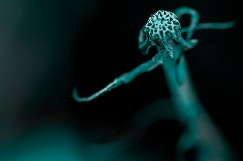Kung Fu Gumplant Figure Punching Among Wind (Cyan Tone)
