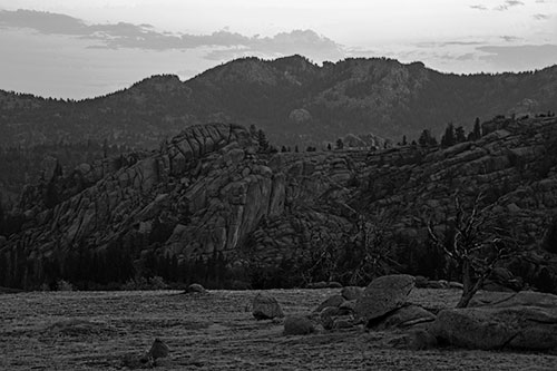 Arching Mountain Double Sunrise (Gray)