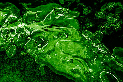 Frozen Shapeshifting Pupil Bubble Eyed Ice Face (Green Shade)