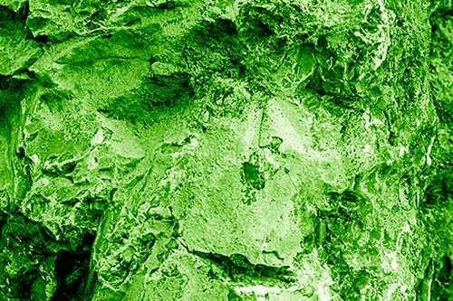Shut Eyed Rock Face Decomposing (Green Shade)