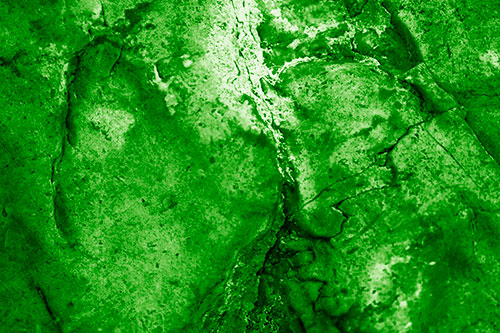 Stained Blood Splatter Rock Surface (Green Shade Photo)