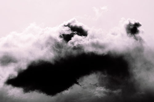 Smearing Neutral Faced Cloud Formation (Orange Tint Photo)