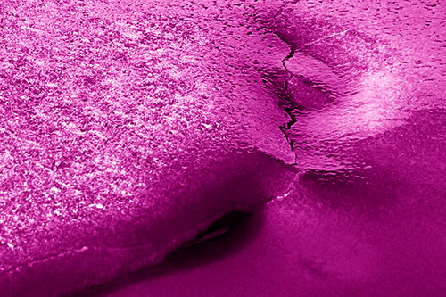 Frozen Cracking Ice Valley (Pink Shade)