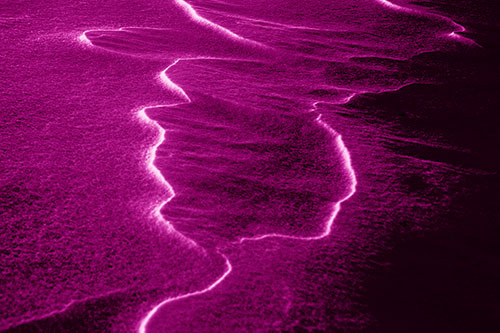 Lightning Streak Snow Drift (Pink Shade Photo)
