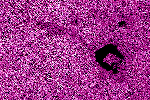 Screaming Wet Asphalt Face Cracking Apart (Pink Shade)