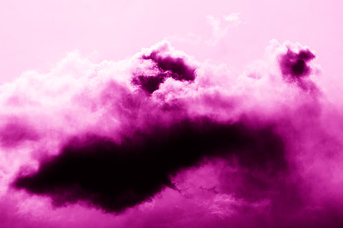 Smearing Neutral Faced Cloud Formation (Pink Shade Photo)
