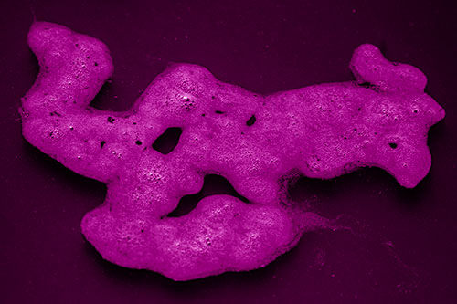 Sorrow Morphing Bubble Face Floating Above Soil (Pink Shade)