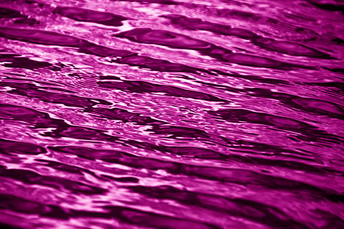 Wavy River Water Ripples (Pink Shade Photo)