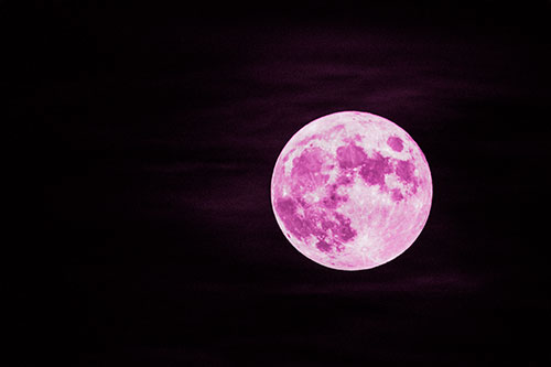 October Full Hunters Moon (Pink Tone)
