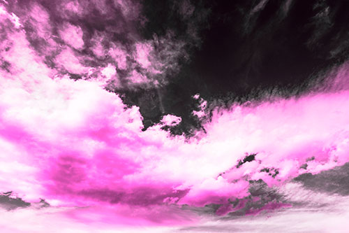 Sunset Illuminating Large Cloud Mass (Pink Tone)