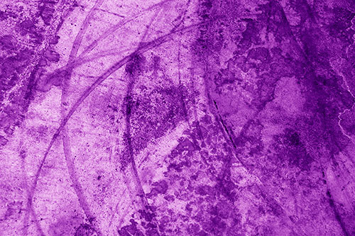 Dry Liquid Stains Turning Concrete Into Art (Purple Shade Photo)