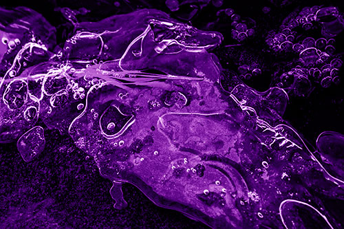 Frozen Shapeshifting Pupil Bubble Eyed Ice Face (Purple Shade)