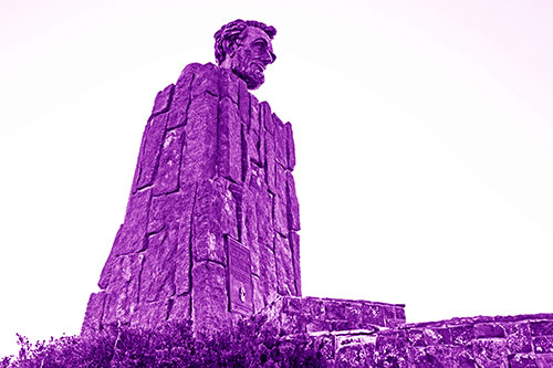 Full Figured Presidential Statue (Purple Shade Photo)