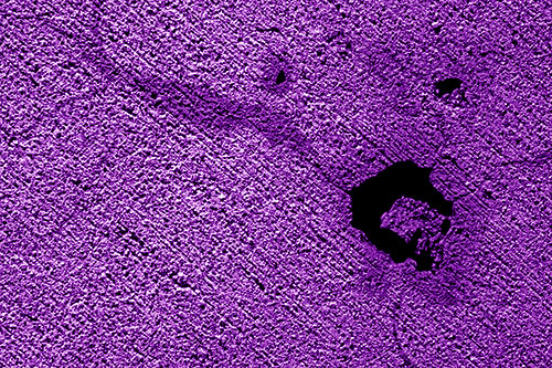Screaming Wet Asphalt Face Cracking Apart (Purple Shade)