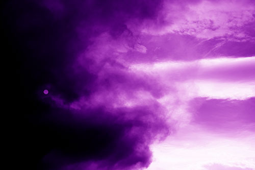Sun Spiraling Out Of Mullen Fire Clouds (Purple Shade)
