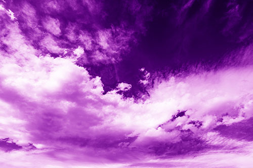 Sunset Illuminating Large Cloud Mass (Purple Shade Photo)