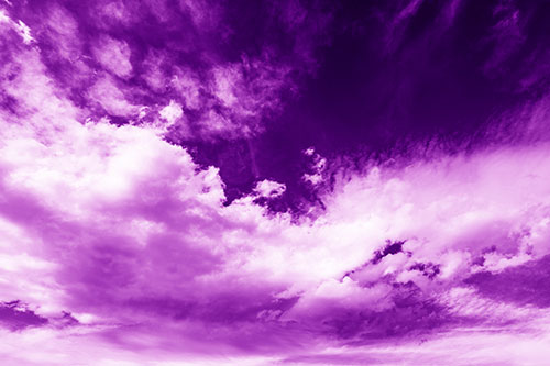 Sunset Illuminating Large Cloud Mass (Purple Shade)