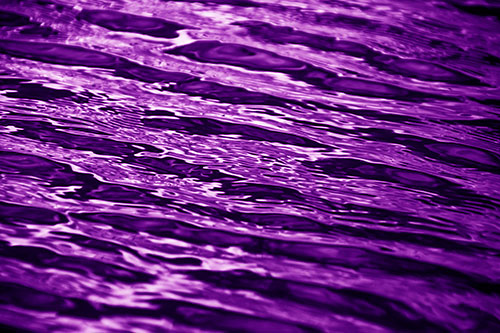 Wavy River Water Ripples (Purple Shade Photo)