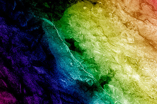Cracking Demonic Ice Face Pig (Rainbow Shade Photo)