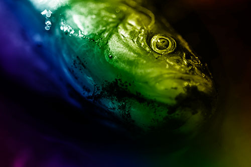 Dead Freshwater Whitefish Washed Ashore (Rainbow Shade)