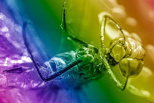 Dead Grotesque Dragonfly Peeling Eye Apart (Rainbow Shade)