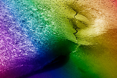 Frozen Cracking Ice Valley (Rainbow Shade)