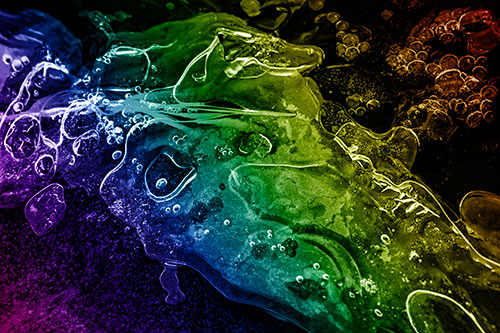 Frozen Shapeshifting Pupil Bubble Eyed Ice Face (Rainbow Shade)