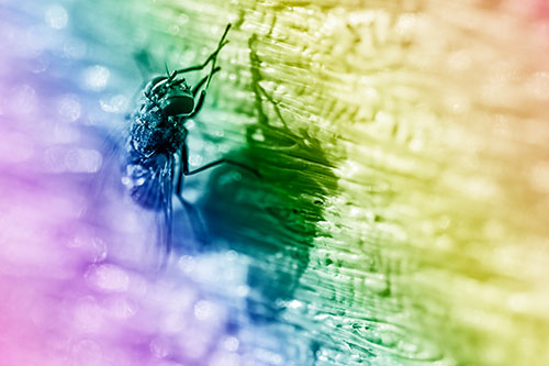 Hand Rubbing Cluster Fly Cleansing Self (Rainbow Shade Photo)