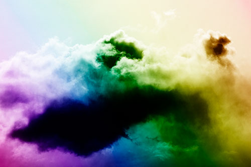Smearing Neutral Faced Cloud Formation (Rainbow Shade Photo)