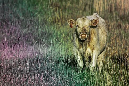 Grass Chewing Cow Spots Intruder (Rainbow Tint)