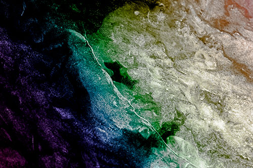 Cracking Demonic Ice Face Pig (Rainbow Tone)