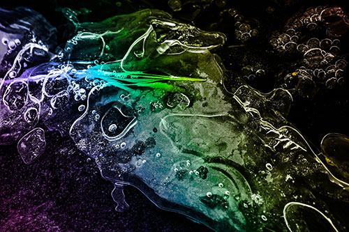 Frozen Shapeshifting Pupil Bubble Eyed Ice Face (Rainbow Tone)