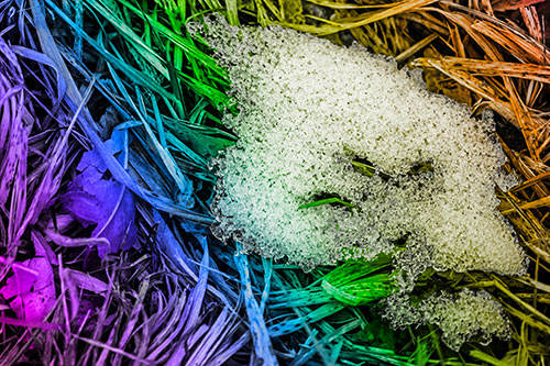 Miserable Slanted Grass Eyed Snow Face (Rainbow Tone)