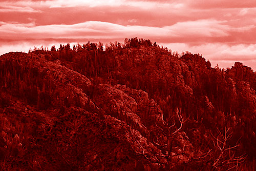 Cloudy Summit Trailhead Mountain Top (Red Shade Photo)
