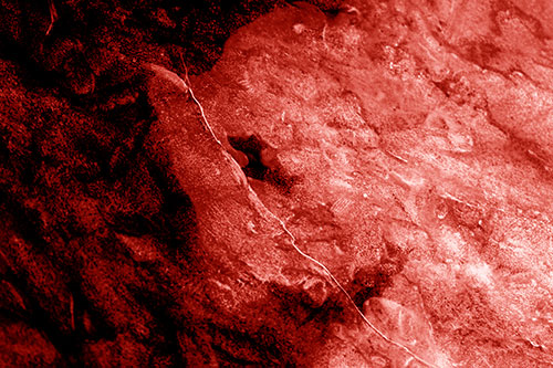 Cracking Demonic Ice Face Pig (Red Shade)