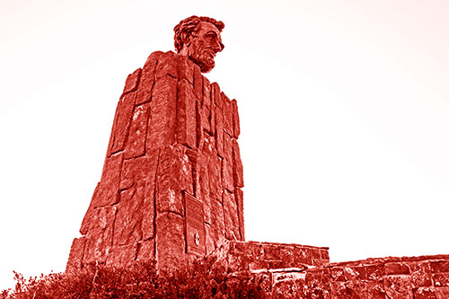 Full Figured Presidential Statue (Red Shade Photo)