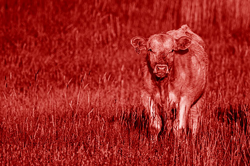 Grass Chewing Cow Spots Intruder (Red Shade)