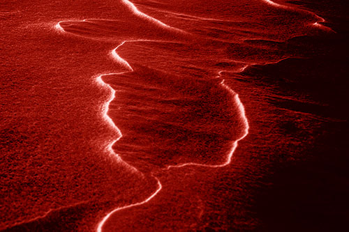 Lightning Streak Snow Drift (Red Shade Photo)