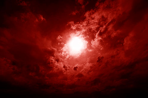 Sun Vortex Cloud Spiral (Red Shade Photo)